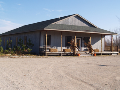 The front of our building.